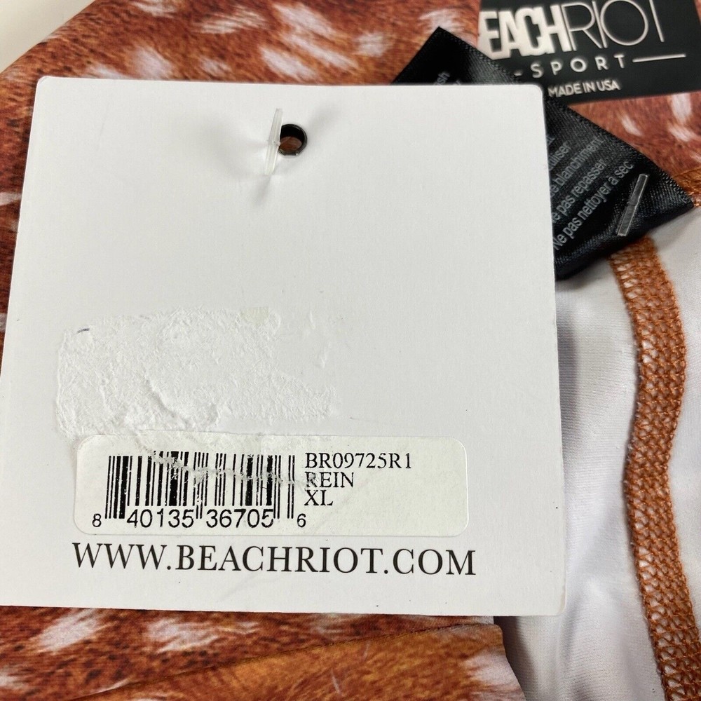 Beach Riot Brown Patterned Leggings - Picture 7 of 8